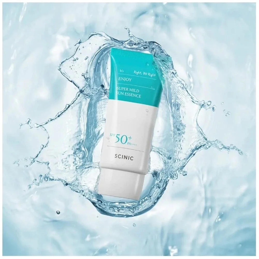 SCINIC Enjoy Super Mild Sun Essence SPF 50+ PA++++ Hydrating Korean Sunscreen - Picture 3 of 3